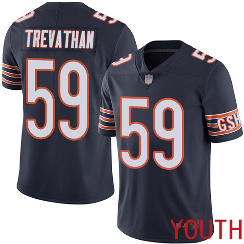Chicago Bears Limited Navy Blue Youth Danny Trevathan Home Jersey NFL Football #59 Vapor Untouchable->youth nfl jersey->Youth Jersey